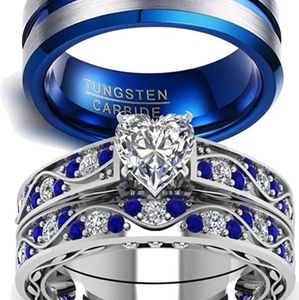 Couple wedding/engagement set his & hers
